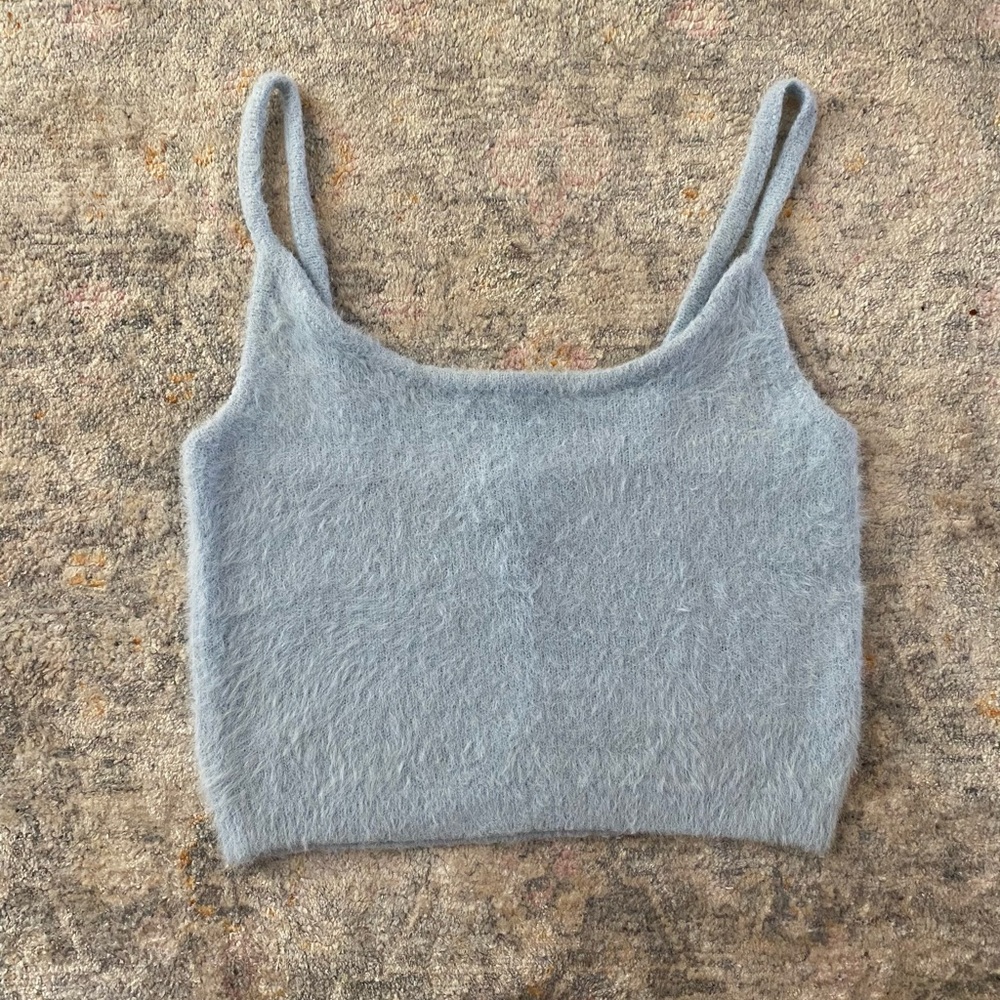 Fuzzy tank top